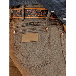 Jeans Wrangler Corte Vaquero Slim Fit Black Whiskey Caballero