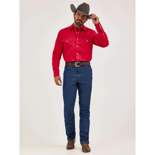 Jeans Wrangler Rígidos Slim Fit Indigo Caballero