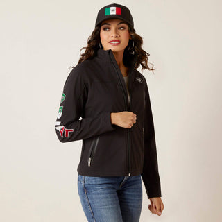 Chamarra Classic Team México Softshell Water Resistant Dama