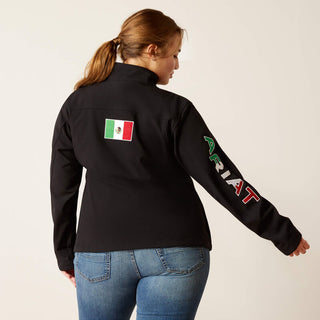 Chamarra Classic Team México Softshell Water Resistant Dama