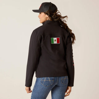Chamarra Classic Team México Softshell Water Resistant Dama
