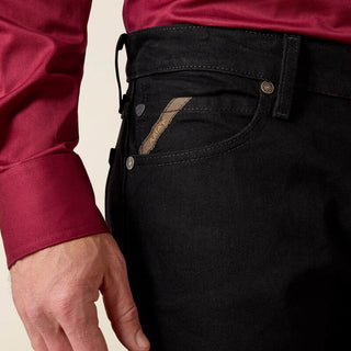 Jeans Ariat M7 Slim Legacy Straight Black Caballero