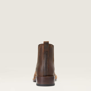 Botín Ariat Booker Chelsea Round Toe Western Distressed Brown Caballero