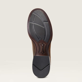 Botín Ariat Booker Chelsea Round Toe Western Distressed Brown Caballero