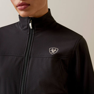 Chamarra Ariat New Team Softshell Black Pony Dama
