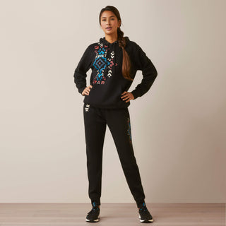 Sudadera Ariat REAL Geo Negro Dama