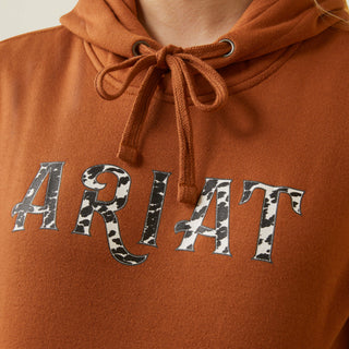 Sudadera Ariat REAL Cow Hyde Glazed Ginger Dama
