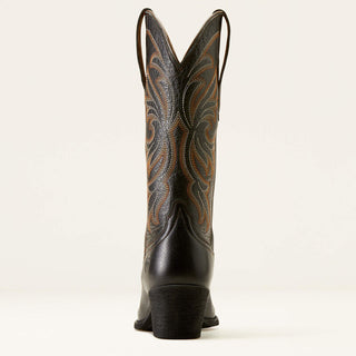 Bota Ariat Heritage J Toe Western Black Deetran Dama