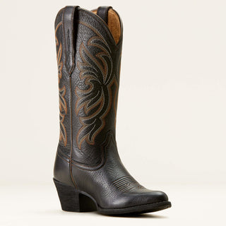Bota Ariat Heritage J Toe Western Black Deetran Dama