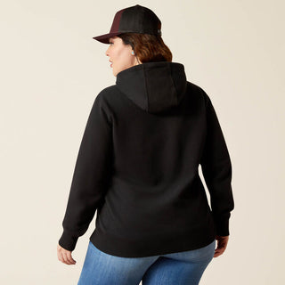 Sudadera Ariat Steer Stitch Black Dama