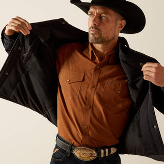 Chamarra Ariat Relentless Weatherford Black Caballero