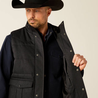 Chaleco Ariat Relentless Weatherford Insulated Charcoal Heather Caballero