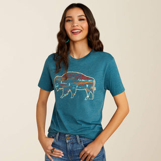 Blusa Ariat Bison Ranch Dama