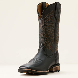 Bota Ariat Ricochet Cowboy Black Carbón Caballero