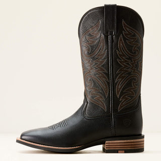 Bota Ariat Ricochet Cowboy Black Carbón Caballero