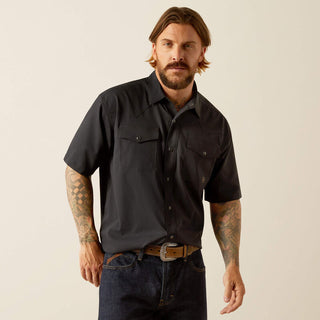 Camisa Ariat Western VentTEK Classic Fit Black Caballero