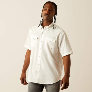 Camisa Ariat Western VentTEK Classic Fit White Caballero