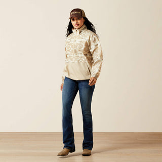 Chamarra Ariat Whisper Pullover White Pepper Dama