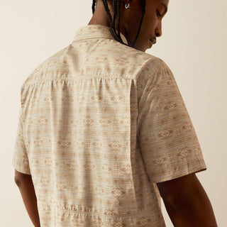 Camisa Ariat VentTEK Outbound Classic Fit Taupe Grey Caballero