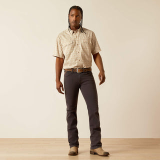 Camisa Ariat VentTEK Outbound Classic Fit Taupe Grey Caballero