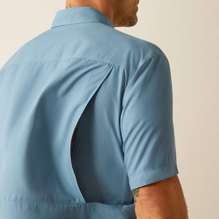 Camisa Ariat VentTEK Outbound Classic Fit Blue Shadow Caballero