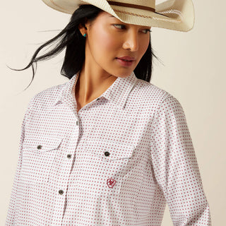 Camisa Ariat Western VentTEK Stretch Mini Print Dama