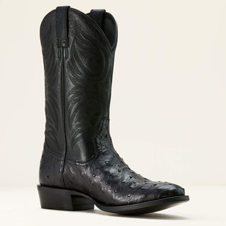 Bota Ariat Vesper Cowboy Ostrich Black Caballero