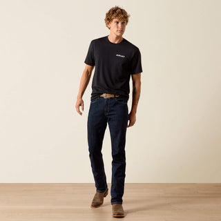 Playera Ariat Stipple Steer Classic Fit Black Caballero
