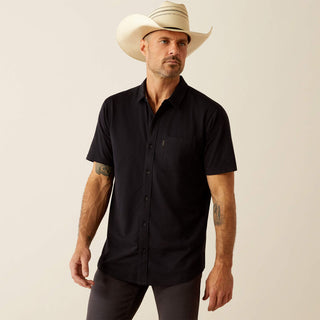 Camisa Ariat Retro Button Down Black Caballero