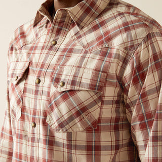 Camisa Ariat Hendricks Retro Fit Off White Caballero