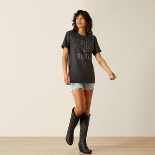 Blusa Ariat Rodeo Charcoal Heather Dama
