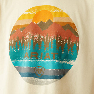 Playera Ariat Ariat Grit Scene Wood Ash Caballero