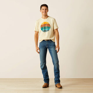 Playera Ariat Ariat Grit Scene Wood Ash Caballero