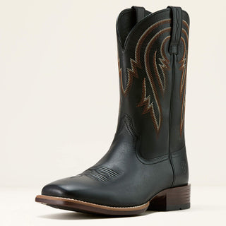 Bota Ariat Plano Cowboy Supple Black Caballero