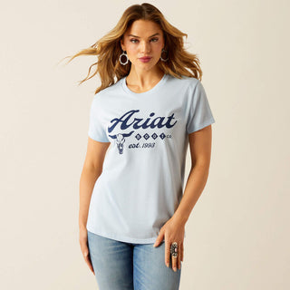 Blusa Ariat Established Boot Sky Blue Dama