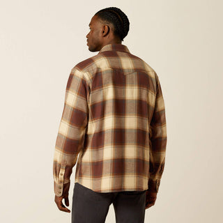 Camisa Ariat Hudson Retro Fit Brown Caballero