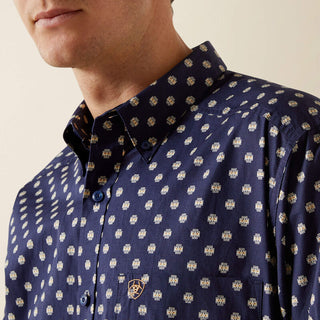 Camisa Ariat Sammy Fitted Dark Blue Caballero