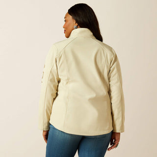 Chamarra Ariat Logo Softshell Oyster Dama