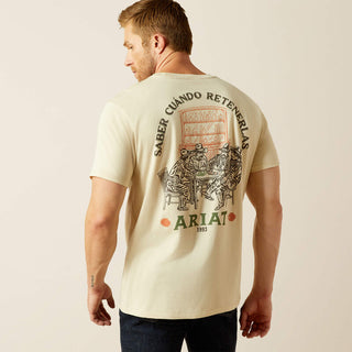 Playera Ariat Mezcal Mezclilla Natural Caballero