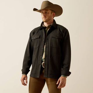 Chamarra Ariat Cattleman Shirt Black Caballero