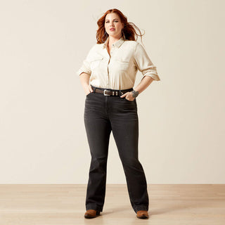 Camisa Ariat Papyrus Western Cord Dama