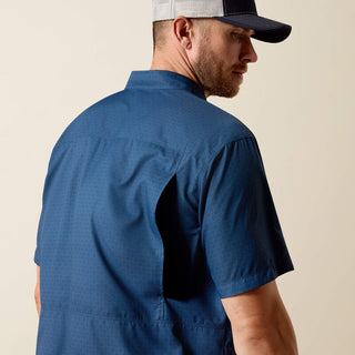Camisa Ariat Printed VentTEK Outbound Classic Fit Dark Navy Caballero