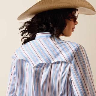 Camisa Ariat Western VentTEK Multicolor Stripe Dama