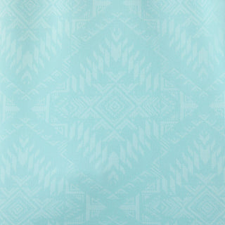 Playera Polo Jacquard Printed Fitted Aqua Caballero