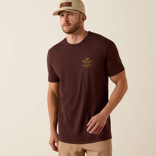 Playera Polo Ariat Western Ropes Classic Fit Puce Caballero