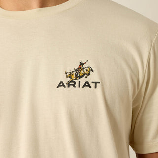 Playera Ariat Ride Em Cowboy Classic Fit Natural Caballero