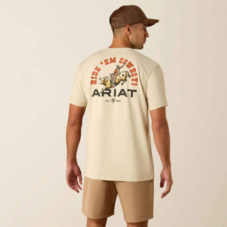 Playera Ariat Ride Em Cowboy Classic Fit Natural Caballero