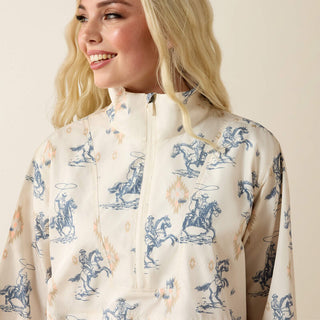 Chamarra Ariat Whisper Pullover Souhtwest Rodeo Dama
