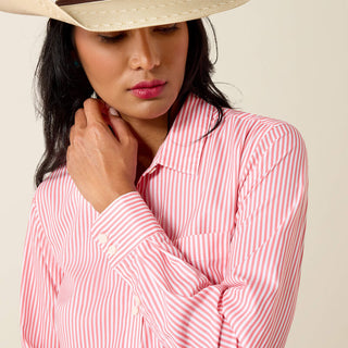 Camisa Ariat Kirby Pro Coral Dama