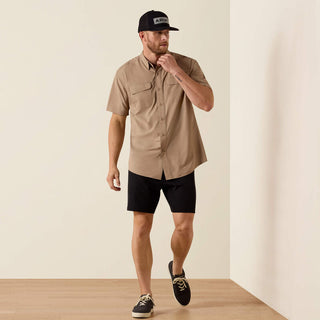 Camisa Ariat VentTEK Outbound Classic Fit Taupe Grey Caballero